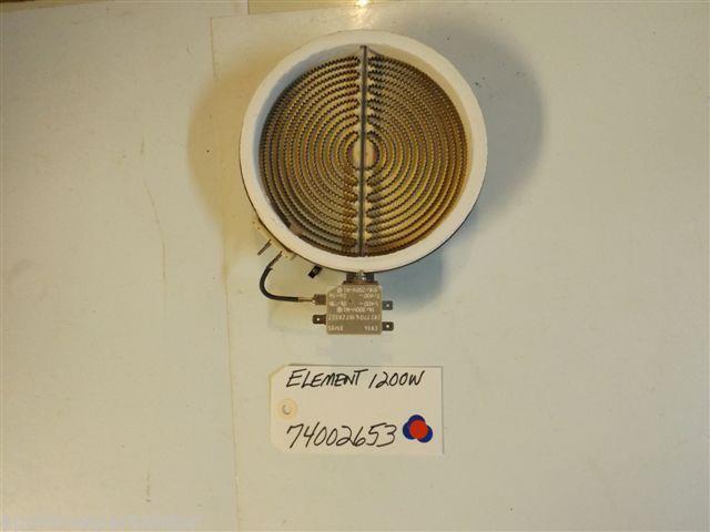 JENN AIR STOVE 74002653 Element 1200W USED PART JENN AIR STOVE 74002653 Element 1200W USED PART
